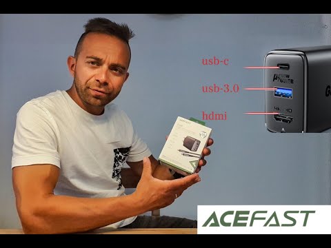 ⚡⚡ACEFAST A17-ŁADOWARKA 65W Z HDMI RECENZJA I TEST HUBA⚡⚡⚡