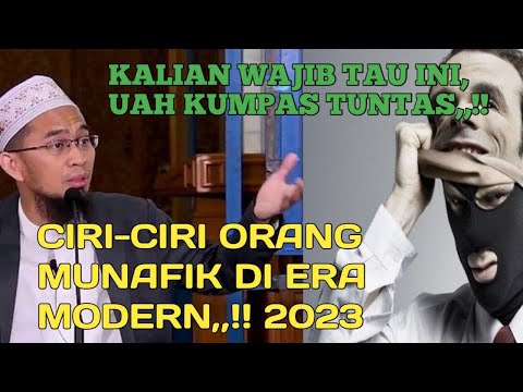ceramah ustadz adi hidayat | tentang ciri-ciri munafik di era modern ini 2023
