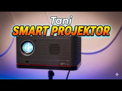 Tani smart projektor~ ETOE Whale Pro, 1800ANSI, GoogleTV, Netflix