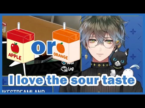 Apple Juice or  Orange Juice? FIGHT! [Ike Eveland/Nijisanji EN]