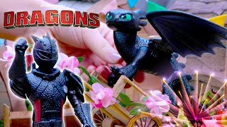 Hiccup's Surprise Dragon Parade! | DRAGONS