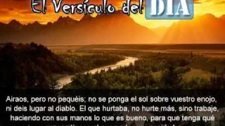 Miniatura del video: El versiculo del dia .com - Efesios 4 v26-28