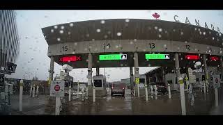 USA Canada Border Crossing Over The Peace Bridge / After Black Friday Shopping What Questions?