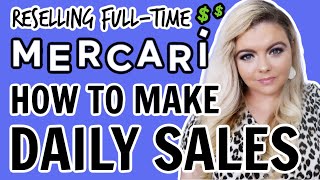 MUST KNOW MERCARI SELLING TIPS | RESELLING FULL TIME TO MAKE MONEY ONLINE 2021