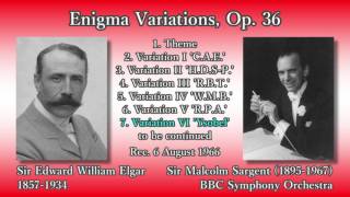 Download lagu Elgar: Enigma Variations, Sargent & BBCso (1966) エルガー エニグマ変奏曲 サージェント mp3