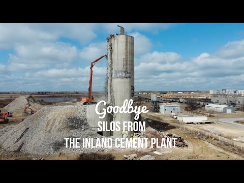 Goodbye Silos fromthe Inland Cement plant, Winnipeg, Manitoba