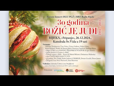 Božić je judi 26.12.2024. Katedrala Sv. Vida, Rijeka - prijenos uživo