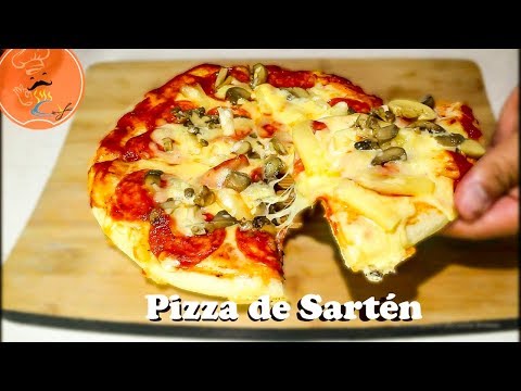 Pizza de Sartén Fácil y sin Horno