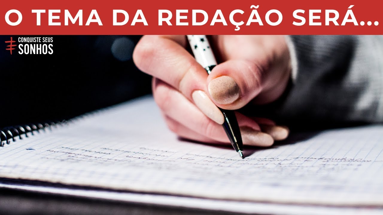 E O TEMA DA REDAÇÃO DO ENCCEJA 2024 SERÁ...