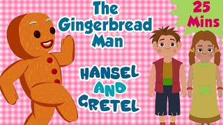 The Gingerbread Man & Hansel and Gretel | Compilation | Animated Fairy Tales For Children