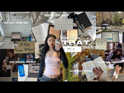 how to be THAT STUDENT ᯓᡣ𐭩 become a HEALTHIER version of you, IT GIRL school tips, romanticize uni