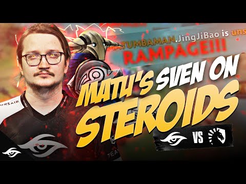 MATU'S SVEN KNOWS NO MERCY // DOUBLE RAMPAGE | Secret DotA DPC Highlights vs Team Liquid
