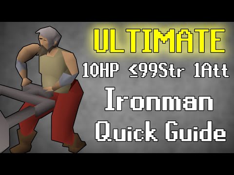 Ironman ULTIMATE 10HP Pump Quick Guide - OSRS (2022) 1Att, ≤ 99Str, 10Hp | Old School RuneScape