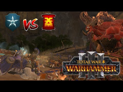 Land Battle in Domination? | Kislev vs Khorne | Total War: Warhammer 3