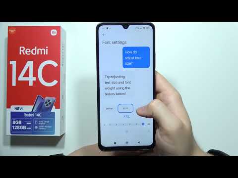 Redmi 14C: How to Change Font Size