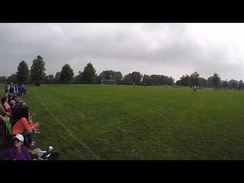 KID SCORES SCREAMER FROM 40 YARDS OUT IN GAME!!!!!! WHAT A GOAL!!! STAY ON YOUR LINE