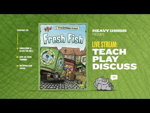 Fresh Fish - 4p Teaching, Play-through, & Roundtable by Heavy Cardboard