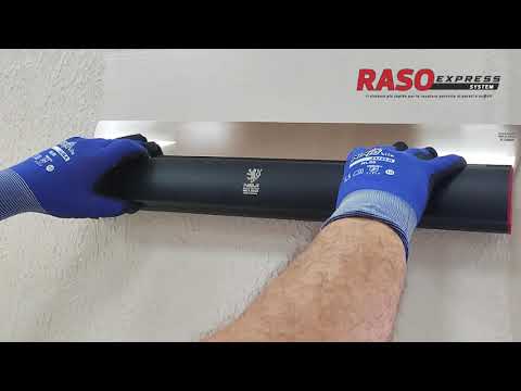 Stuccatura perfetta di pareti e soffitti. Rullo + Stucco + Spatola di finitura. Raso Express System
