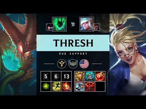 Thresh Support vs Janna - NA Challenger Patch 25.12