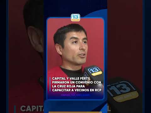 Capital y Valle Fértil firmaron un convenio con la Cruz Roja para capacitar a vecinos en RCP