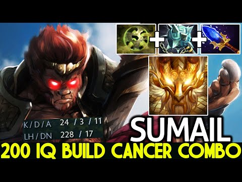 SUMAIL [Monkey King] 200 IQ Build Gleipnir First Item Cancer Combo Dota 2