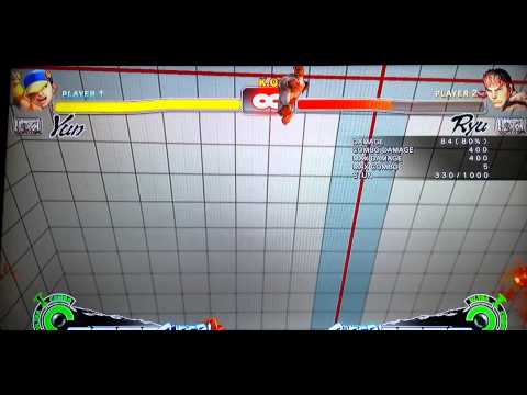 usf4 xouki yun tricks upkick ultra set up