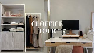 LIVING ALONE DIARY | Closet and office organisation | Cloffice Tour | South African Youtuber