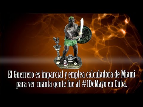 El Guerrero es imparcial y emplea calculadora de Miami para ver cuánta gente fue al #1DeMayo en Cuba