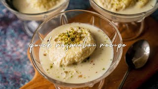 [ASMR] Quick Rasmalai Recipe with Milk Powder | Eid Special