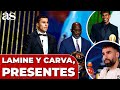 RODRI Se Acuerda De LAMINE YAMAL Y CARVAJAL Durante Su DISCURSO Del BALÓN DE ORO