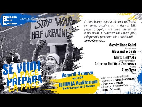 Se vuoi la pace prepara la pace