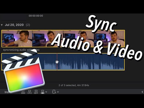 Sync Audio and Video in Final Cut Pro X