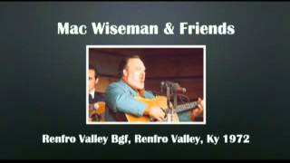 【CGUBA143】Mac Wiseman & Friends 1972