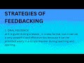 Reporting Of Constructive Feedbacking By DKGF