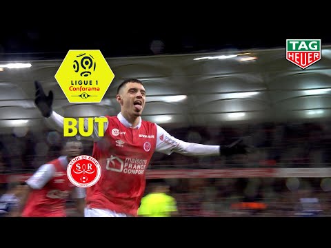 But Mathieu CAFARO (44' pen) / Stade de Reims - Olympique Lyonnais (1-1)  (REIMS-OL)/ 2019-20