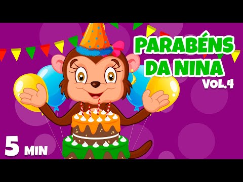 Parabéns da Nina Vol. 4 - Giramille 5 min | Desenho Animado Musical