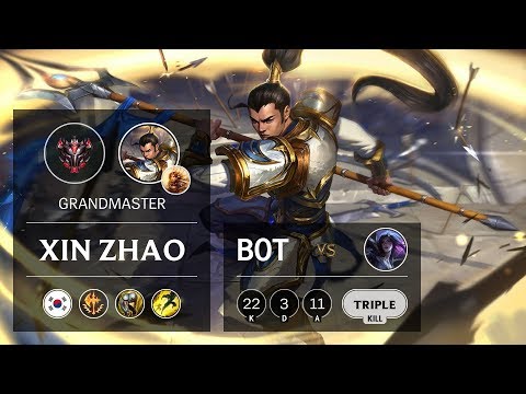 Xin Zhao Bot vs Kai'Sa - KR Grandmaster Patch 9.22