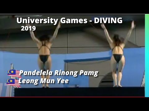 2011  Women 10 Meter University Games Pandelela Rinong Pamg & Leong Mun Yee - Universiade