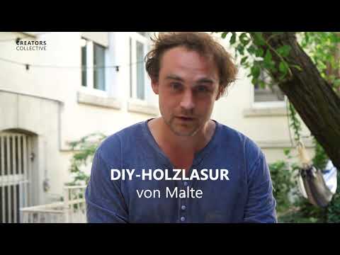 DIY-Holzlasur aus Bienenwachs