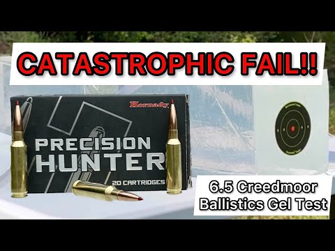 HARD FAIL?! 6.5 Creedmoor Precision Hunter 143gr ELD-X Ammo Test
