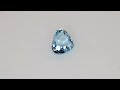Aquamarine, heart cut, 2.88 ct Video 1