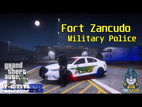 Fort Bragg Military Police Night Patrol | GTA 5 LSPDFR Episode 577