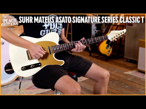 Suhr Mateus Asato Signature Series Classic T 'M.A.' White Wilkinson SS image 12