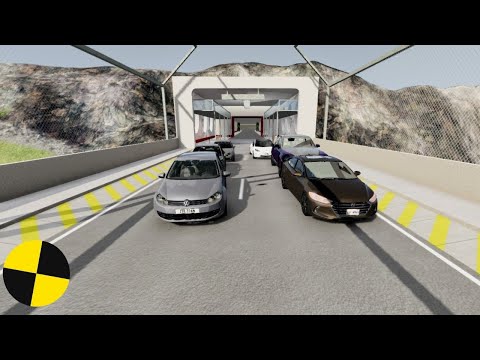 BIG RAMP JUMPS WITH REAL CAR MODS #1 BEAMNG DRIVE CRASHES  | CrashDestructions