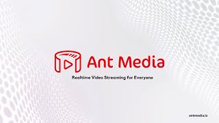 Ant Media Server YouTube Video