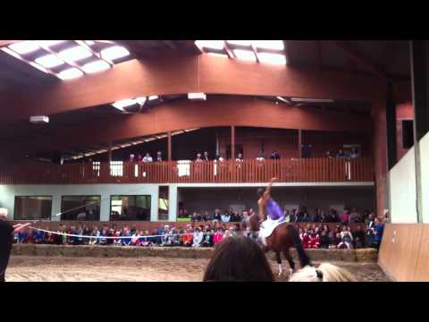 Lisa-Marie Hampel (RFV Edertal) Einzel Kür Junior in Molzbach