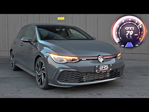 2021 VW Golf 8 GTI DSG Stock Exhaust Sounds with Burbles | OnBoard, Exhaust, Accelerations & More!
