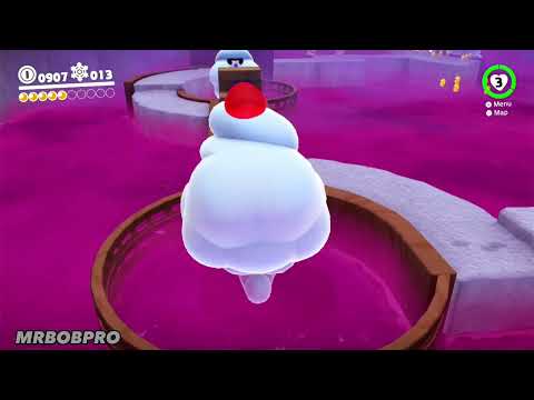 Super Mario Odyssey walkthrough pt8, snow kingdom pt2 (full game, no commentary)