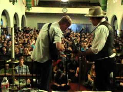 John C Reilly talks about stuff and sings with Tom Brosseau at Unplugged SD 4/21/12