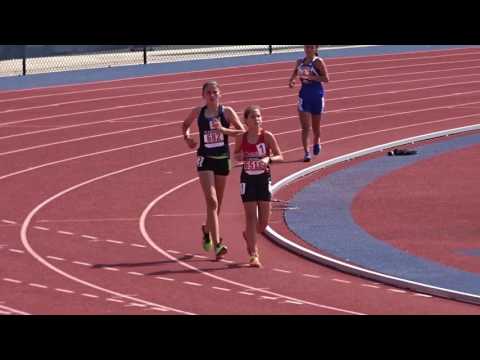 2017 USATF Junior Olympics 11-12 girl section 2 race walk
